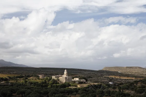 Monasterio Toplou Creta Oriental Grecia Europa — Foto de Stock