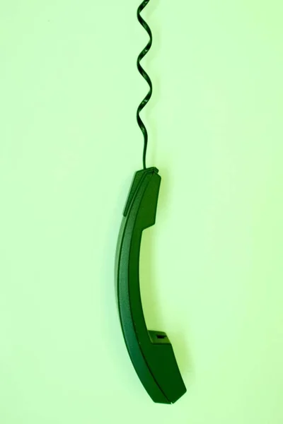 Телефон Кабелем Висит — стоковое фото