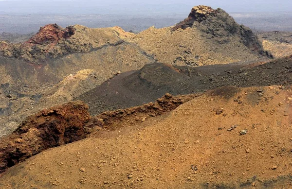 Hory Geologické Krajina Lávou — Stock fotografie