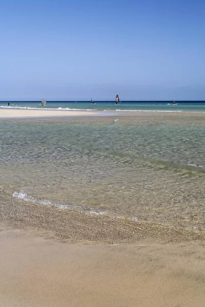 Sotavento Beach Jandia Fuerteventura Kanárské Ostrovy — Stock fotografie
