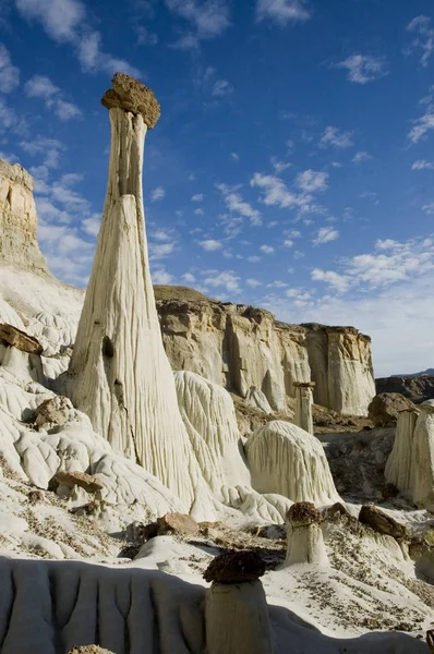 Erodierte Felssäulen Wahweap Hoodoos Große Treppe Escalante Nationaldenkmal Utah Usa — Stockfoto