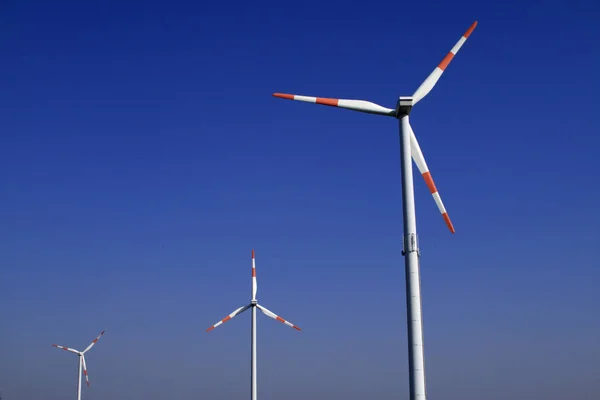 Roues Éoliennes Sur Terrain Schleswig Holstein Allemagne Europe — Photo