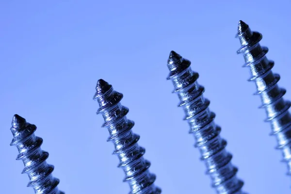 Tornillos Herramientas Hierro Para Reparación Ingeniería —  Fotos de Stock