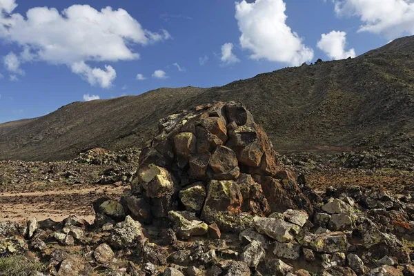 Hornitos Los Toneles Barranco Valle Cueva Fuerteventura Kanarische Inseln — Stockfoto