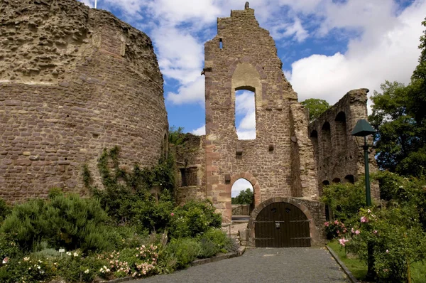 Castillo Ruina Casco Antiguo Dreieichenhain Hesse Alemania Europa —  Fotos de Stock
