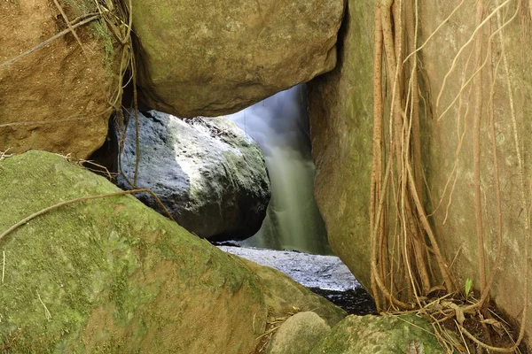 Rio Savegre Cachoeira Roque Parque Nacional Los Quetzales Costa Rica — Fotografia de Stock