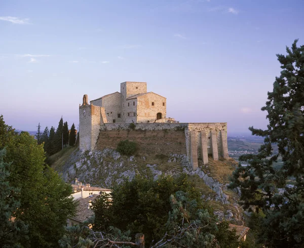 Замок Малатеста Веруккьо Мареккья Вон Фабрегас Романья Италия Европа — стоковое фото