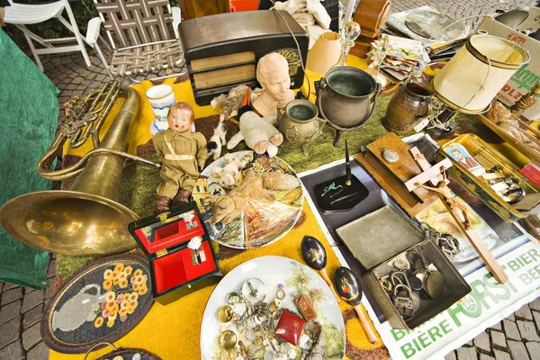 Κλείσιμο Fleamarket Προβολής — Φωτογραφία Αρχείου