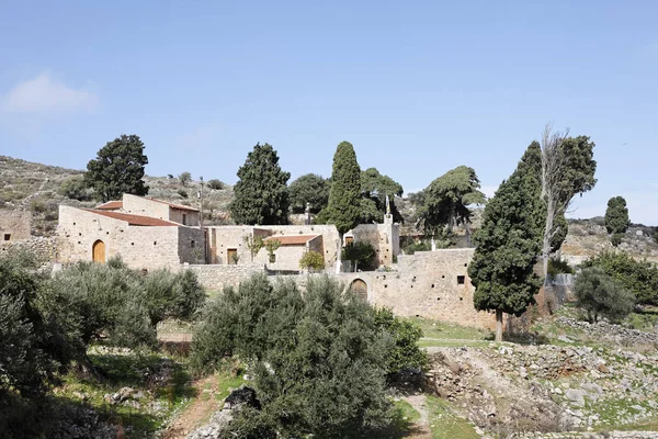 Kloster Aretiou Östra Kreta Grekland Europa — Stockfoto