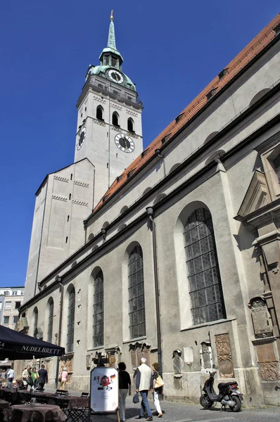 Iglesia San Pedro Múnich Baviera Alemania Europa — Foto de Stock