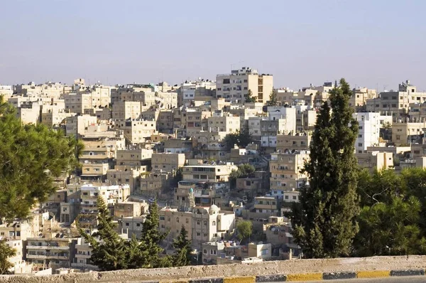 Zicht Stad Jordanië Amman — Stockfoto