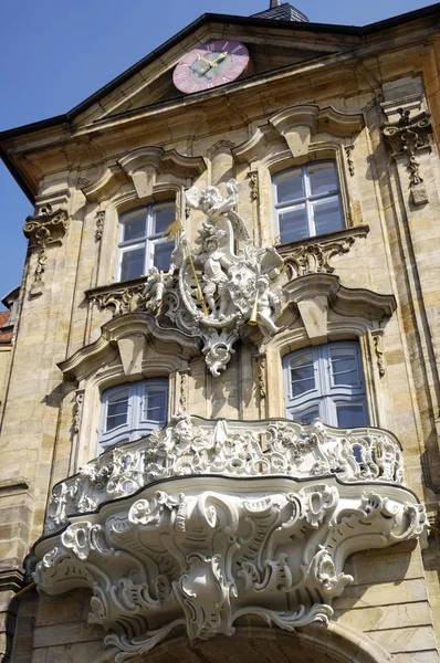 Old Town Hall Bamberg Oberfranken Beieren Duitsland Europa — Stockfoto