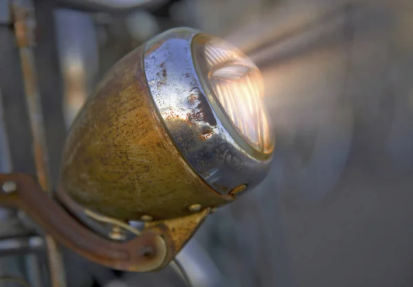 Old rusty bike light