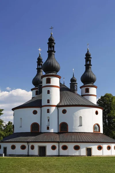 Kappel Kościół Pielgrzymkowy Waldsassen Stiftland Górny Palatynat Bawaria Niemcy — Zdjęcie stockowe