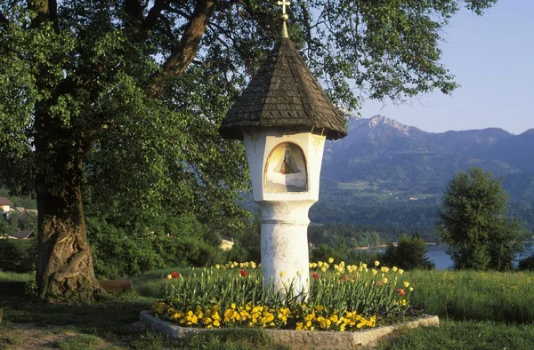 Shrine Faak Lago Carintia Austria —  Fotos de Stock