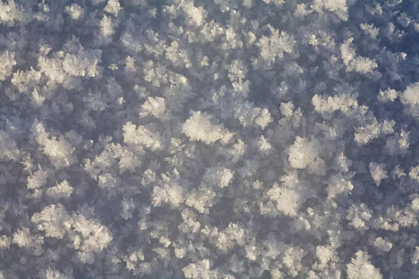 Земля зимой покрыта снегом — стоковое фото