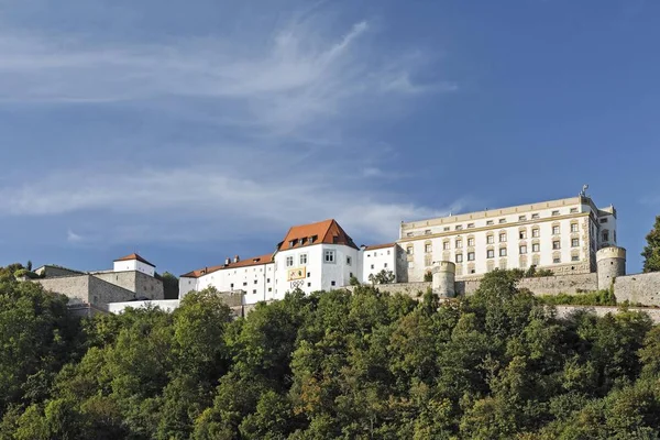 Castillo Veste Oberhaus Passau Baja Baviera Alemania Europa — Foto de Stock