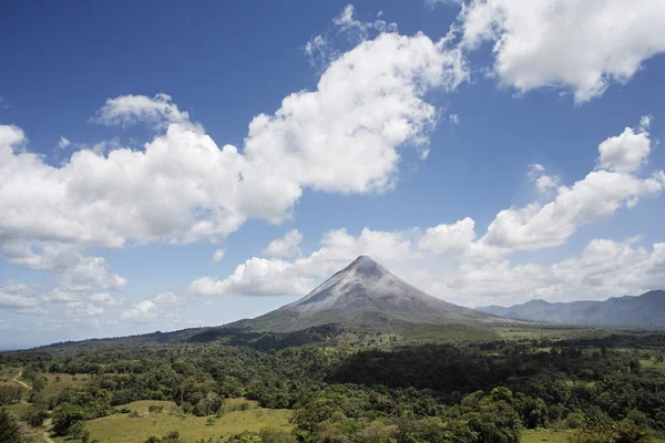 Vulcano Attivo Arenal Vicino Fortuna Costa Rica Nord America — Foto Stock