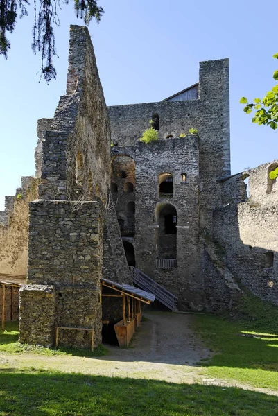 Frauenburg Mur Κοιλάδα Συνοικία Του Judenburg Stryria Αυστρία Ερείπια Του — Φωτογραφία Αρχείου