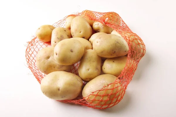 Натуральный Картофель Пластиковой Упаковке — стоковое фото