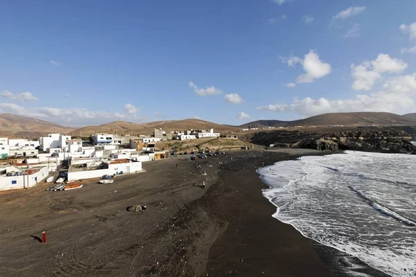 Strand Playa Los Muertos Ajuy Puerto Pena Fuerteventura Kanarische Inseln — Stockfoto