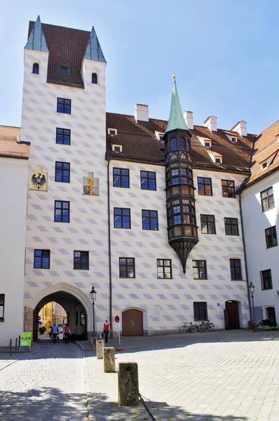 Старий Дворик Європи Резиденції Мюнхені Баварія Німеччина — стокове фото