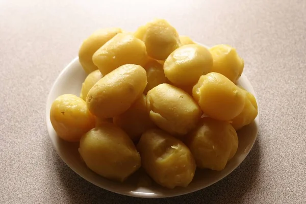 Patatas Cocidas Peladas — Foto de Stock