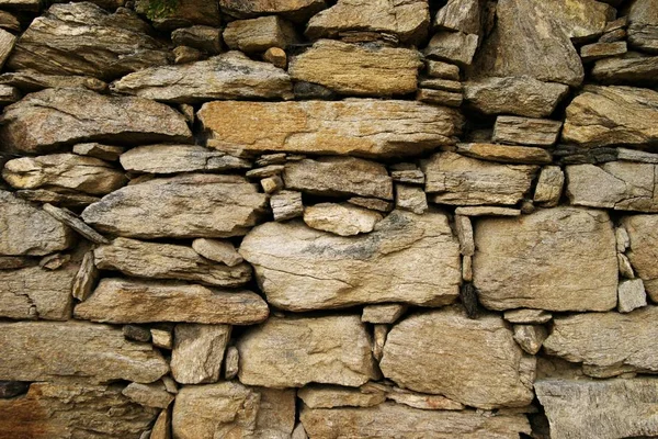 Stacked Stone Wall Structure — Stock Photo, Image