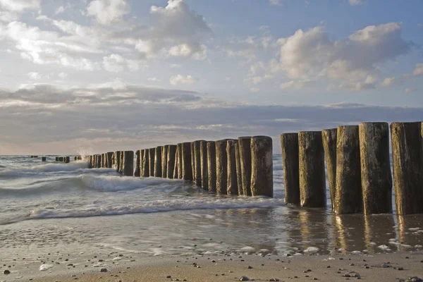 Protezione Della Spiaggia Meclemburgo Pomerania Occidentale Germania Europa — Foto Stock