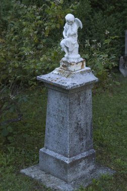 Childs grave at graveyard, Millstatt at lake Millstatt Carinthia Austria clipart