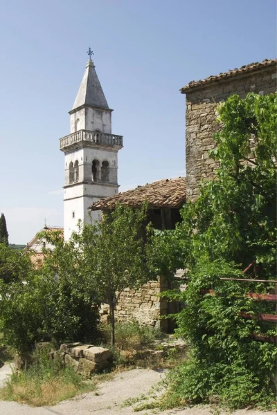 Kerk Mihael Krkavce Istrië Slovenië — Stockfoto