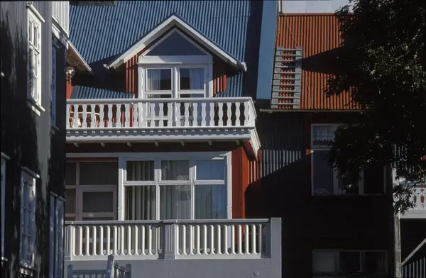 アイスランド レイキャビクの典型的な家 — ストック写真