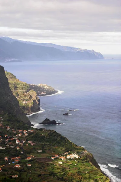 Arco São Jorge Vista Miradouro Cabanas Madeira — Fotografia de Stock