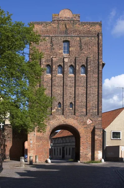 Salzwedel Sachsen Anhalt Germany Neuperver Town Gate Built 1460 1470 — Stock Photo, Image