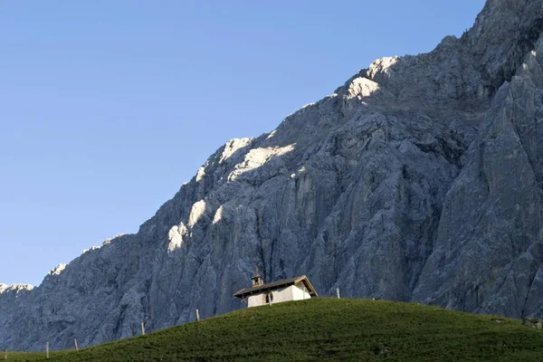 Pohled Kapli Hallerangeralm Tyrolsko Rakousko — Stock fotografie