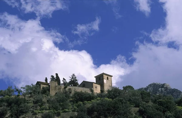 Mallorca Serra Tramuntana Dei Kostel Sant Joan Bautista — Stock fotografie