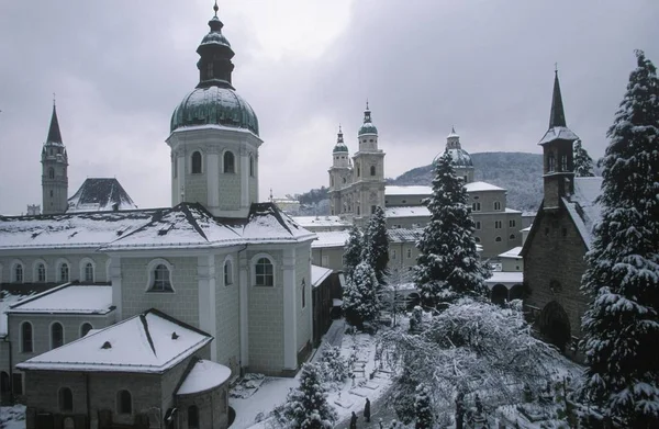 Salisburgo Chiesa San Pietro Austria — Foto Stock