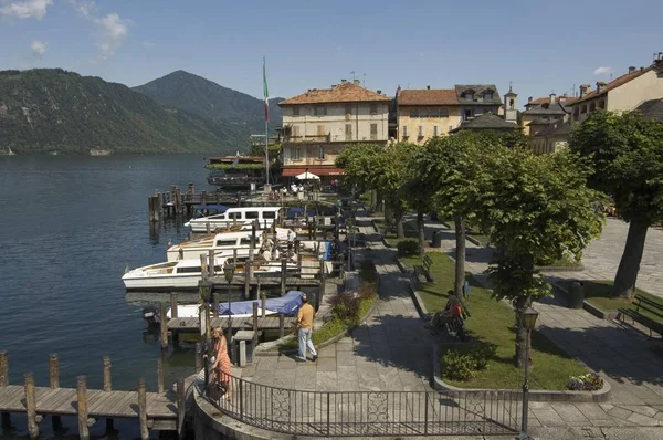 Orta San Giulio Lago Orta Lago Orta Piemonte Italia Alla — Foto Stock