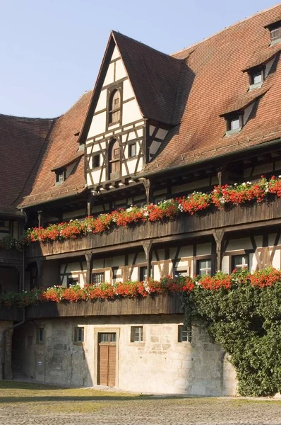 Bamberg Opper Frankonië Beieren Duitsland Alte Hofhaltung Oude Residentie Binnenhof — Stockfoto