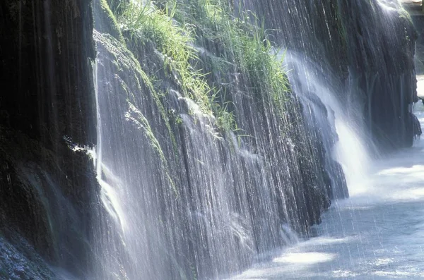 Vattenfall Monasterio Piedra Aragn Spanien — Stockfoto