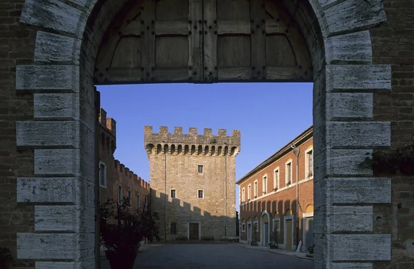 Utsikt Över San Gemignanello Toscana — Stockfoto