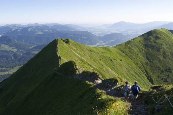 Ridge Fellhorn Allgaeu Alpen Duitsland Oostenrijk — Stockfoto