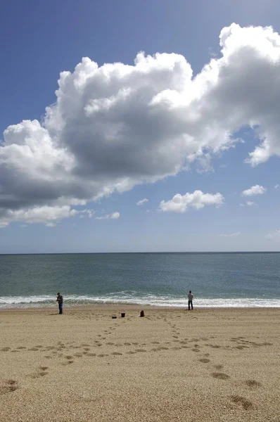 Παραλία Στο Slapton Άμμους Νότιου Ντέβον Της Αγγλίας — Φωτογραφία Αρχείου