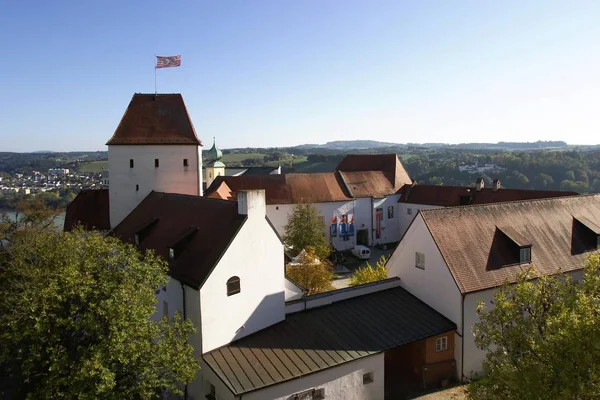 下巴伐利亚帕索的Oberhaus城堡 — 图库照片