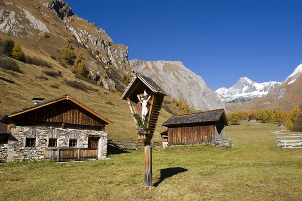 Grossglockner Mountain Kals Visa Från Lucknerhaus Tyrolen Österrike — Stockfoto