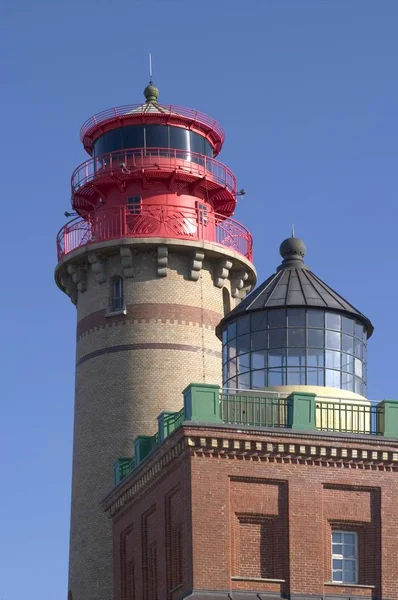 Rgen Ruegen Mecklenburg Vorpommern Tyskland Cape Arkona Fyr Hus — Stockfoto