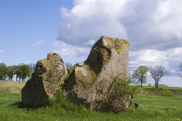 Vorpommern Alemania Blcher Bluecher Memorial Piedra — Foto de Stock