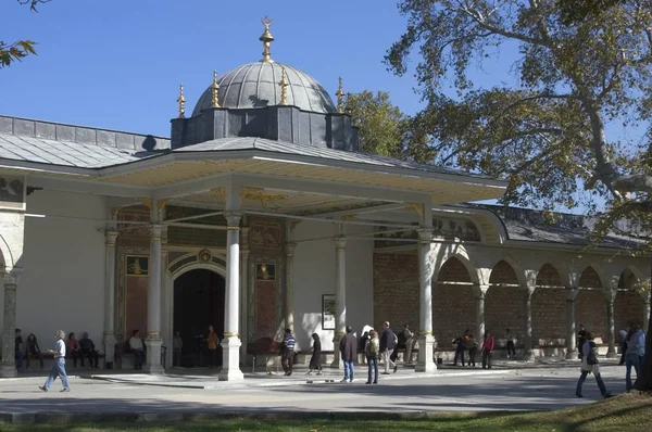 Isztambul Törökország Topkapi Palota Recepció Második Udvarán — Stock Fotó