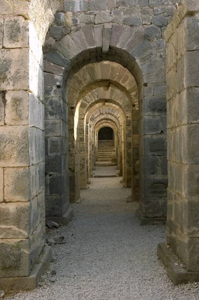 Turquia Teatro Pergamon Bergama — Fotografia de Stock