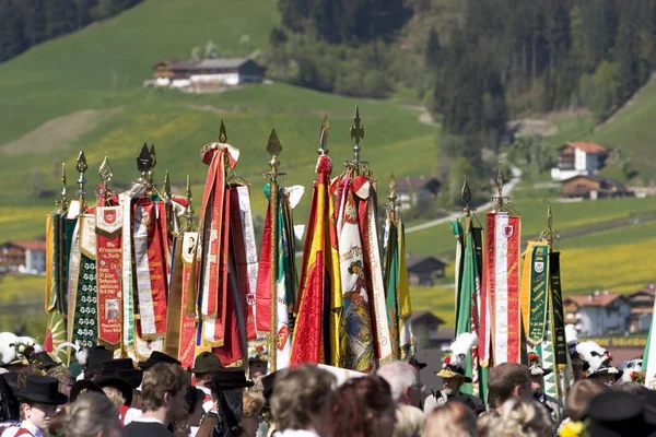 ツェル ジラーのゴーダー祭 Zillertal Tyrol Austria — ストック写真